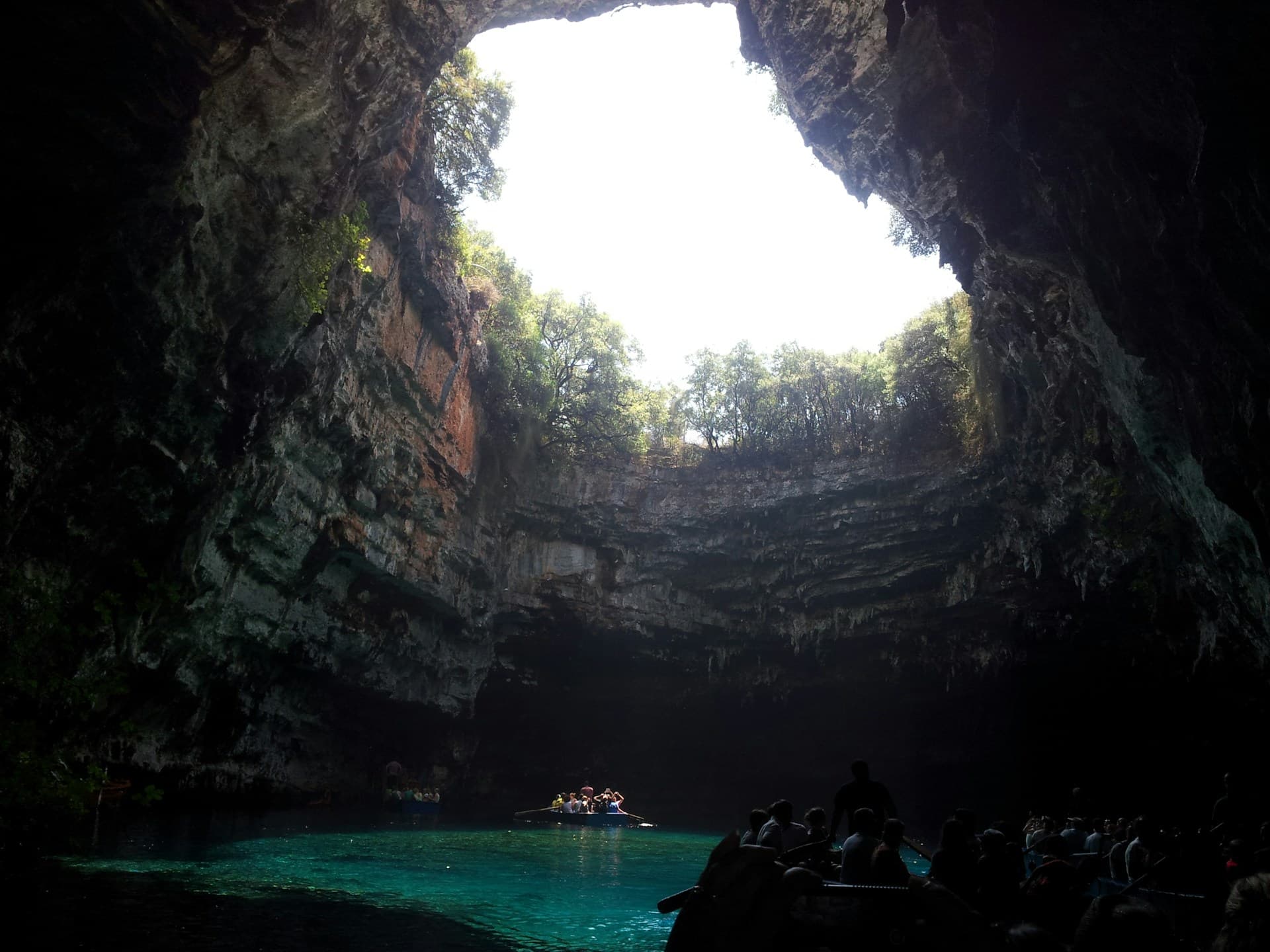 Melissani cave